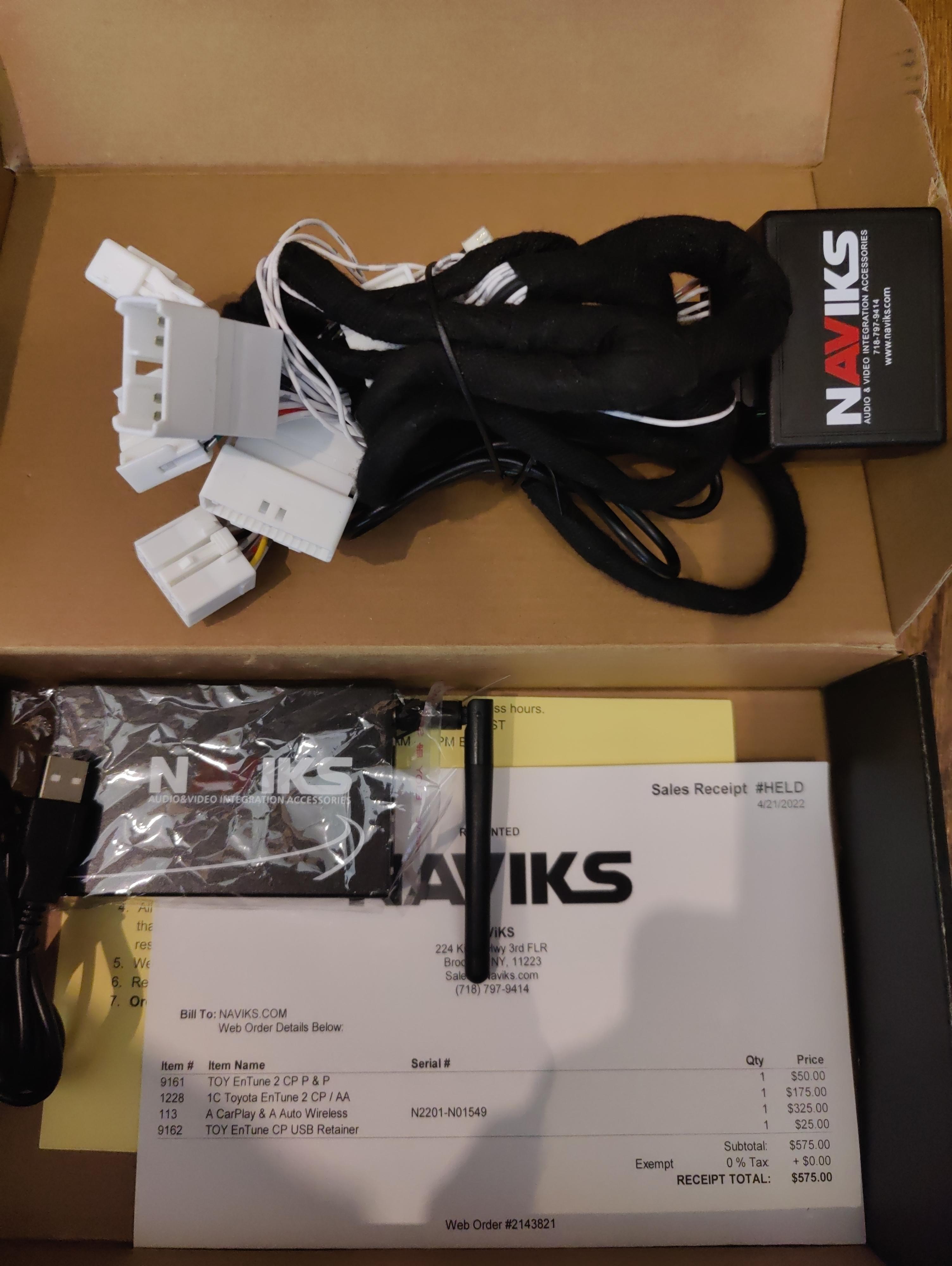 20142019 Highlander NAVIKS Wireless Android Auto / Apple CarPlay Buy & Sell Toyota Owners
